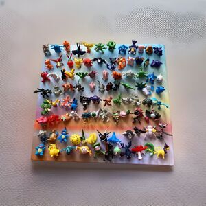 Lot of 94 Miniature Pokemon Toys Mini Figures RLW China/PK China 2002-2015